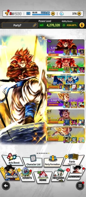 D613-IOS+Android-6 UL(Goku Uis+SS4 Gogeta+Gohan)+54 Legend Good Star+Vip Equipment+Good Zenkai+Nice Team PVP+New Goku Ui+New Vegeta+399 Millions