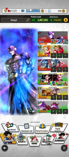D616-IOS+Android-UL Hit Full Sao+9 Legends Limited+Super Baby 2+Namek Goku+Gammar+Have Equipment