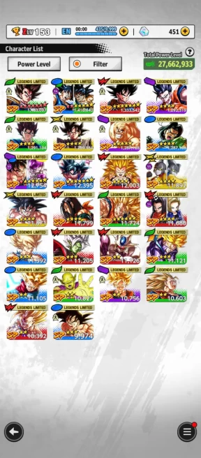 D617-IOS+Android-UL Beast Gohan-New Vegeta Full Red Star+26 Legends+Good Equipment+Goku&Bardock Red Star+Team Part 2+Nappa+Gotenks+Piccolo+Trunk
