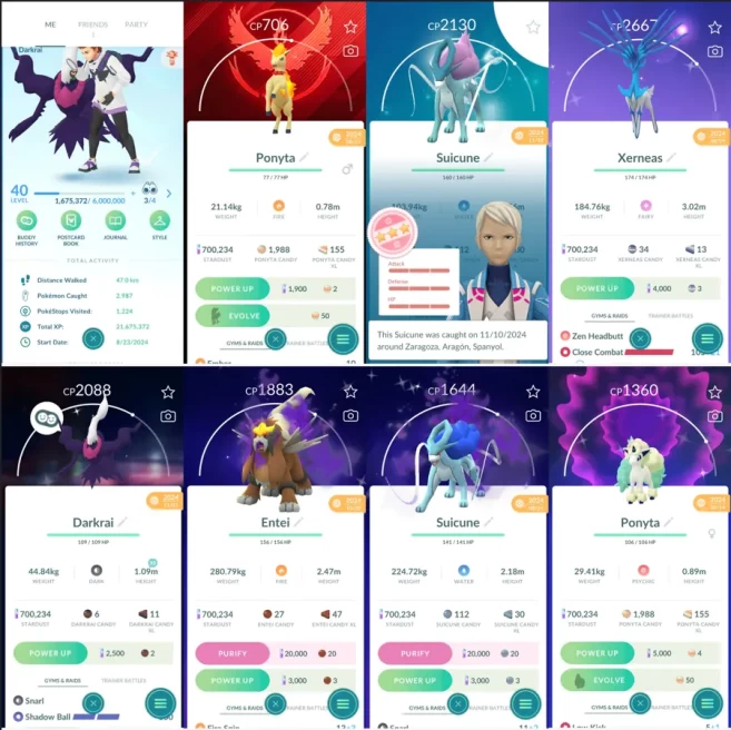 1485 LV40 Suicune100 RareCandy142 Shiny: darkrai, xerneas, shadow entei, shadow suicune, galarian ponyta,  ponyta, popplio