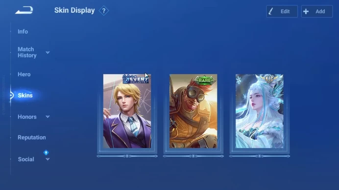 Hero 6 Skin 3| Best Starter KIC [Luna]|Log Google|Take Email|Check SS(HOK1256)