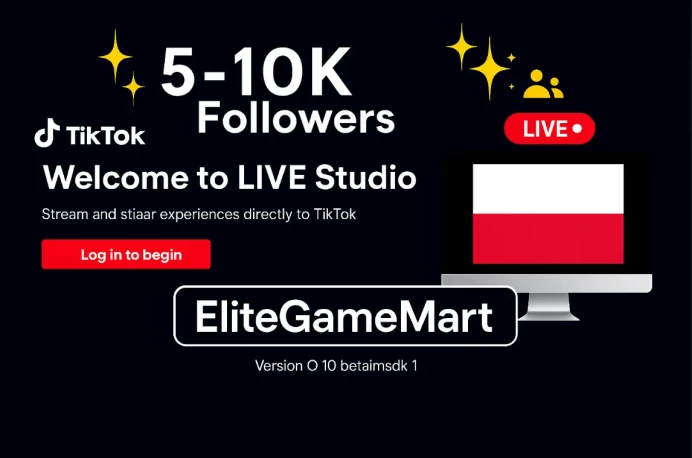 POLAND | Account | TikTok 5.000-10.000 Followers | Live Studio + live Phone | Full Mail Access