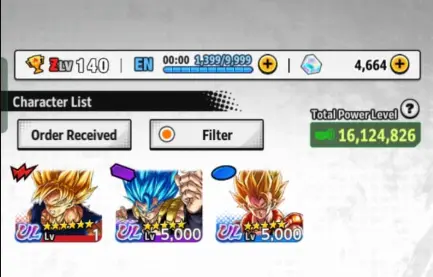 ANDROID 5K Crystals + Ultra Gogeta Blue + Ultra Gogeta SSJ + 10 LL (See Screenshots)