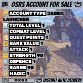 90 Strength |  90 Range |  Obby Mauler |  OSRS Account! MKG3
