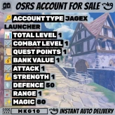 Barrows Ready  No Email Set  80 Magic 50 Defense 45 Prayer  HandTrained #OSRS62! MKG10