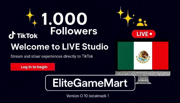 MEXICO | Account | TikTok 1.000 Followers | Live Studio + live Phone | Full Mail Access