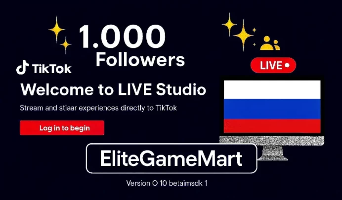 RUSSIA | Account | TikTok 1.000 Followers | Live Studio + live Phone Russia not Work | Full Mail Access