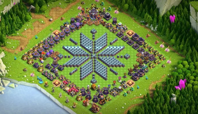 TH15 (99% MAX)!! BK90 AQ90 MP65 GW60 RC40 !! 8 EPIC EQUIPMENTS(3 EPIC MAX)!! MAX WALLS !! MAX DEFENCE !! ATB 5352 !! 8 SKINS !! INSTANT DELIVERY