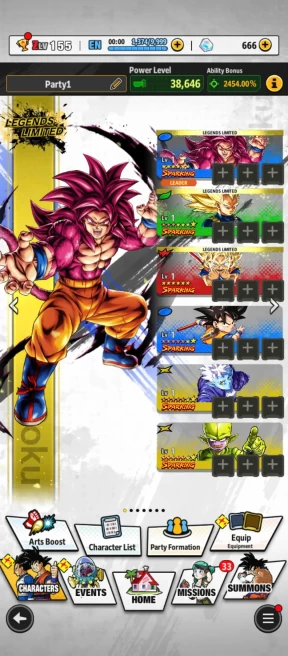 D623-IOS+Android-Full Team Daima+Have Equipment+SS4 Goku+SS3 Vegeta 10 Red Star+Glorio+Majin Kuu+Majin Duu+Goku Mini