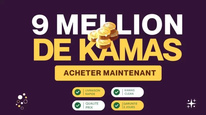 9 000 000 Kamas - Livraison 20 min  - Tiliwan