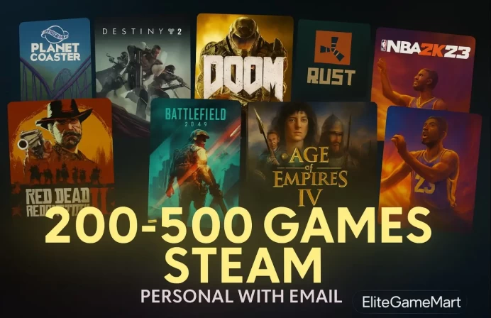200-500 GAMES [ONLINE STEAM] Full access + Guarantee