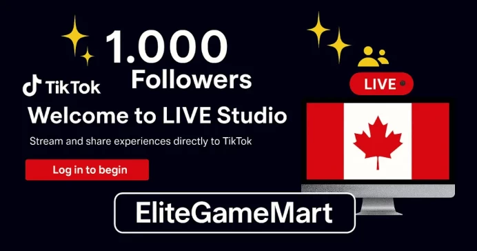 CANADA | Account | TikTok 3.079 Followers | Live Studio + live Phone | Full Mail Access