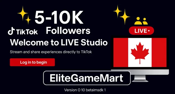 CANADA | Account | TikTok 5.000-10.000 Followers | Live Studio + live Phone | Full Mail Access