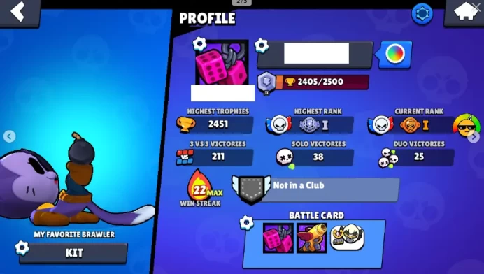 LvL 26 | 31 BRAWLER | 2405 TROPHY | 1 MAX BRAWL | A Lot Of Skins | B51