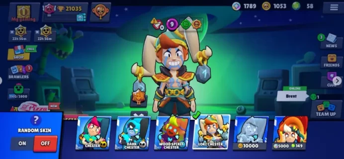 21035 TROPHY 4 LEGENDARY 60BRAWLER 61 SKINS LOKI,WOODSPIRIT AND DARK CHESTER SCARLET PALADIN SURGE LEON THE STRAY WHITE CROW GODZILLA AND KAIJI 