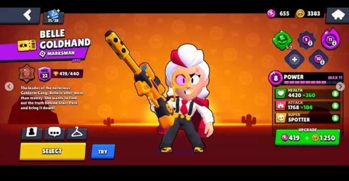 24858 TROPHY 5LEGENDARY 65 BRAWLERS 43 SKINS SQUEAKY NOTE (MAX)BLACKBIRD EDGAR(HYPER)RED DRAGON JESSIE(MAX)CLASSIC MIKE(MAX)DARK ANGEL COLT(MAX)