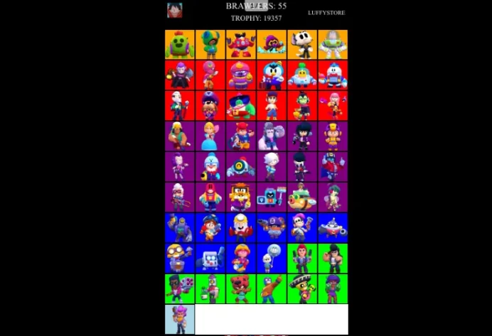 19357 TROPHY 6 LEGENDARY 55 BRAWLERS IOS/ANDROID FULL ACCESS INSTANT DELIVERY
