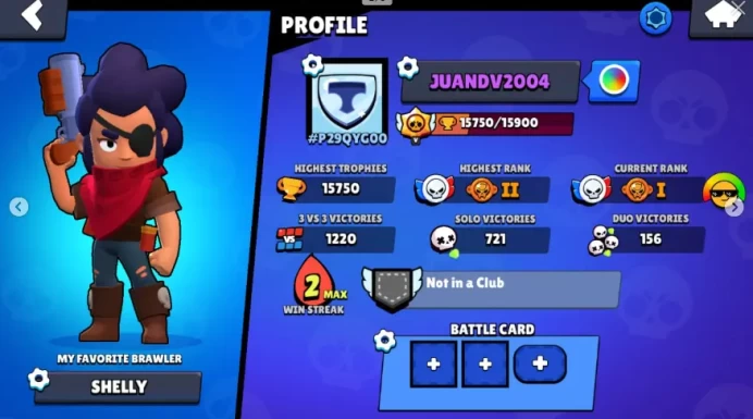  15 750 trophies  76 gems 40 brawlers 5 mythics  SURGE CROW