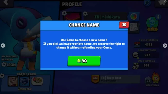 GEMS SPENT 10896 8 MAX LVL BRAWLERS 124 SKINS WHITE WOLF LEON FANGUARD BLUE PITCHER FANG CROWBONE DARK ANGEL COLT EL REY PRIMO GIGANTOPHIS GRAY