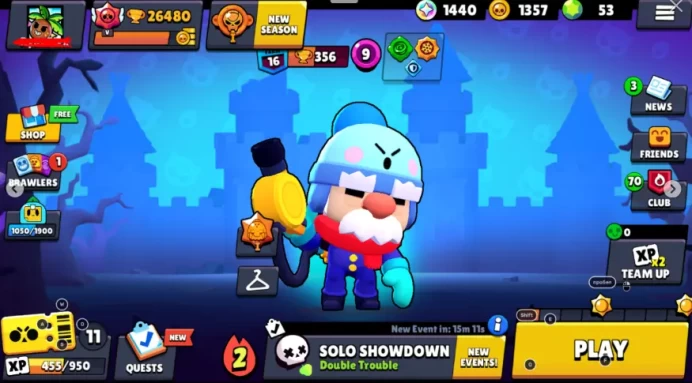 26480 Trophy | 66 Brawlers | 53 GEMS | 1357 Gold | 1440 Blings | 95 Skins | Full Access |  Instant Delivery | IOS/ANDROID | spc#350