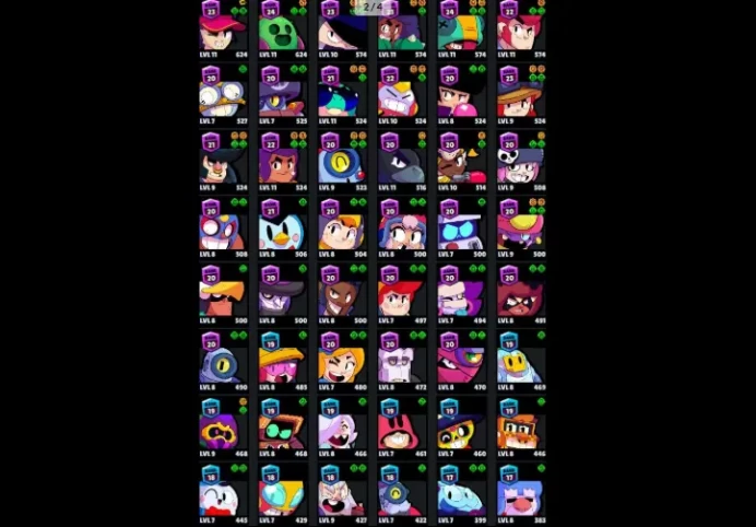 71 Brawlers 30.967 Trophies 63 Skins 5 Legends 23 Mythics 24 Epics 286 Gold 101 Gems 417 Blings