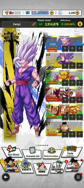 UL Gohan Beast+ LF Beast Gohan+Cooler+Piccolo 7s+ss3 Goku+ Some sparking- ANDROID-IOS-BANDAI (835)