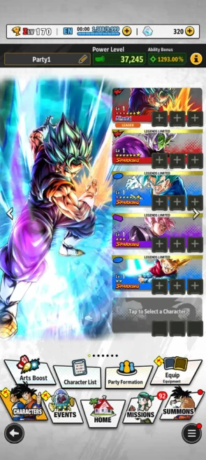 Cheap Price- UL Vegito Blue 10S+Some Legends Limited - ANDROID-IOS-BANDAI (843)