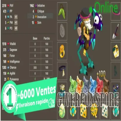 Hellmina>[Panoplie Chance Full PP LVL 150] + [ Kit Parchotage +100 All Elements ] 