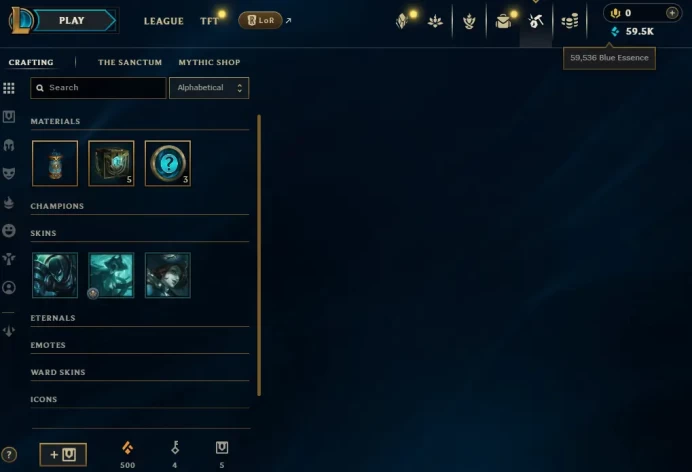  【 EUNE 】 ⸱ LVL30 High MMR 2600  96% WR  | ( Ranked Ready +10 QP  ) Unverified  | 59536 BE  |Check Description 