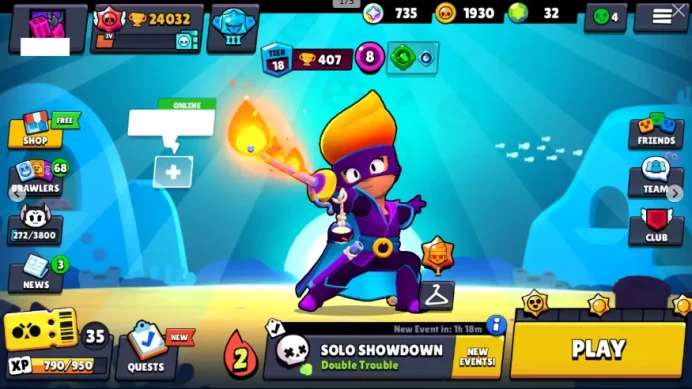 Tb1238  75 Brawlers  25.520 Trophy  62 Skins  6 Legends 25 Mythics 25 Epics 17 Gems 230 Blings 655 Gold Changeable E-mail