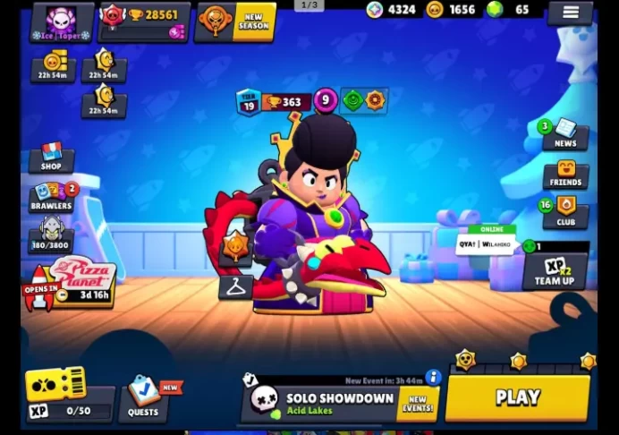 Mega Sale | 80 Brawlers | 28561 Trophies | 77 skin |15 Maxed | Evil Queen Pam |
