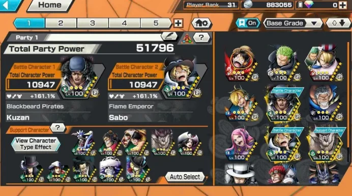 BR557-6 Ex Meta(Garp+Kuzan+Sabo+Lucci+Kid Law+Kaido)+Vip Medal+Support 161%+Egg Luffy Max+Egg Zoro Max+Egg Sanji Max+Jabra Max+King Max+205 Frag