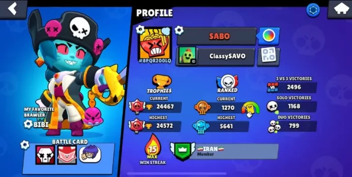 Lvl 139 | 69 Brawlers | 70 Skins | 24K+ Trophies | 55 Gems | Fast Delivery