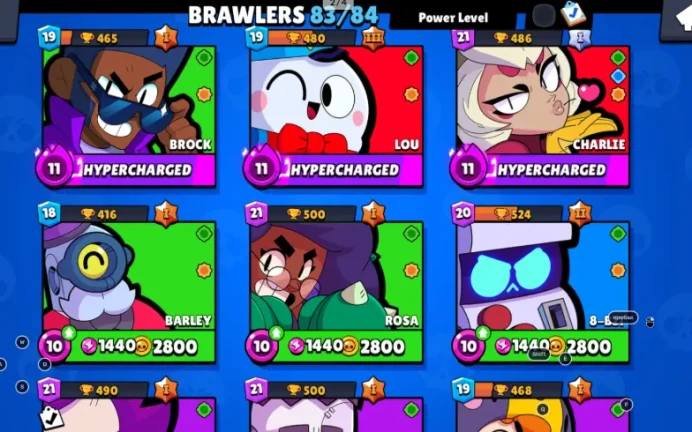 34442 Trophy | 83 Brawlers | 33 GEMS | 9647 Gold | 6646 Blings | 95 Skins | Full Access |  Instant Delivery | IOS/ANDROID