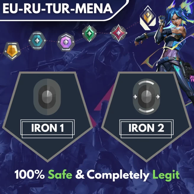 [EU-RU-TR-MENA] IRON 1 → IRON 2 ◈ Fast & Professional BOOSTING SERVICE ◈ High Radiant Employees ◈ 24/7 Live service