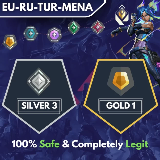[EU-RU-TR-MENA] SILVER 3 → GOLD 1 ◈ Fast & Professional BOOSTING SERVICE ◈ High Radiant Employees ◈ 24/7 Live service