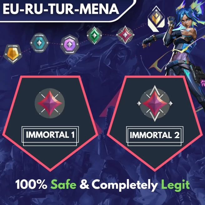 [EU-RU-TR-MENA] IMMORTAL 1 → IMMORTAL 2 ◈ Fast & Professional BOOSTING SERVICE ◈ High Radiant Employees ◈ 24/7 Live service