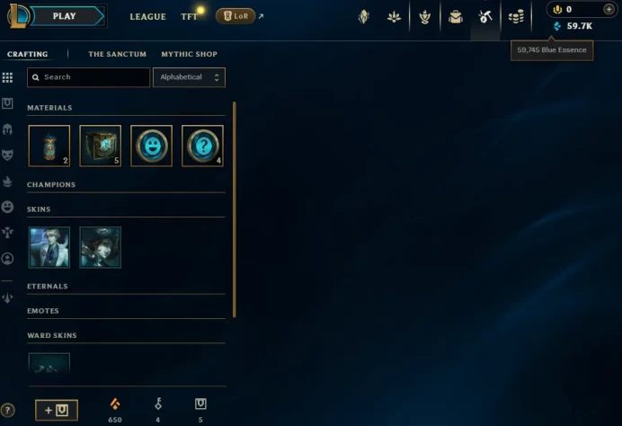  【 EUNE 】 ⸱ LVL30 High MMR 2600  96% WR  | ( Ranked Ready +10 QP  ) Unverified  | 59745 BE  |Check Description 