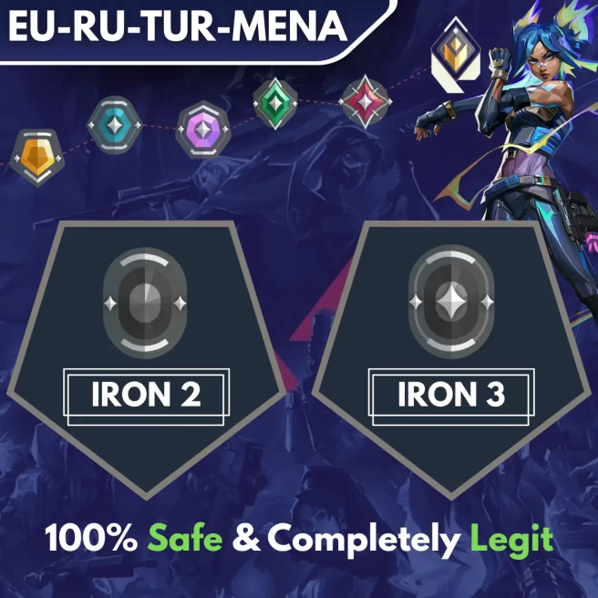 [EU-RU-TR-MENA] IRON 2 → IRON 3 ◈ Fast & Professional BOOSTING SERVICE ◈ High Radiant Employees ◈ 24/7 Live service