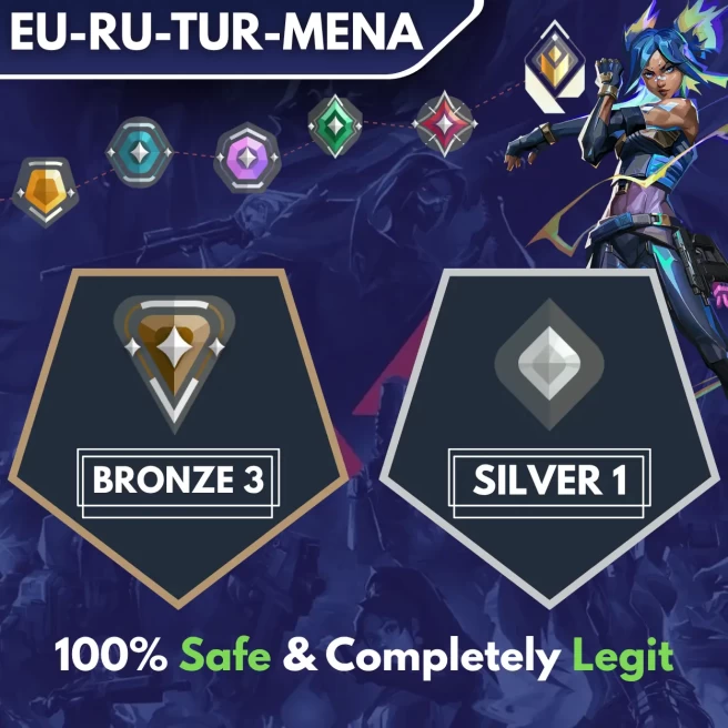 [EU-RU-TR-MENA] BRONZE 3 → SILVER 1 ◈ Fast & Professional BOOSTING SERVICE ◈ High Radiant Employees ◈ 24/7 Live service