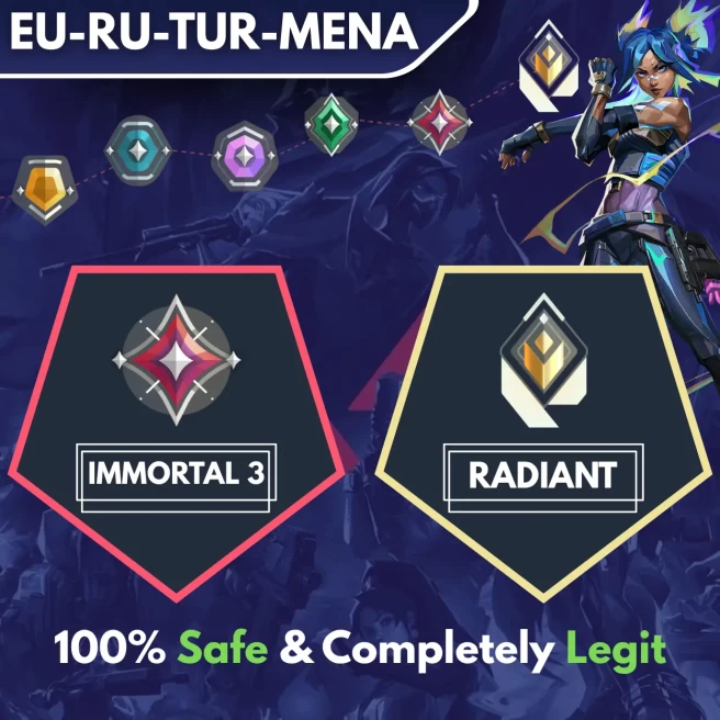 [EU-RU-TR-MENA] IMMORTAL 3 → RADIANT ◈ Fast & Professional BOOSTING SERVICE ◈ High Radiant Employees ◈ 24/7 Live service