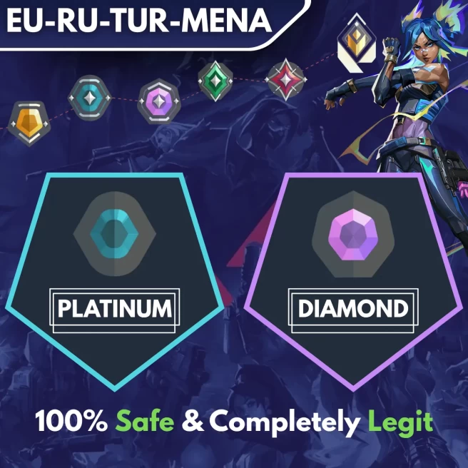 [EU-RU-TR-MENA] PLATINUM → DIAMOND ◈ Fast & Professional BOOSTING SERVICE ◈ The Price Is Per Division ◈ 24/7 Live service