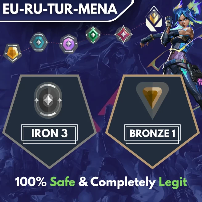 [EU-RU-TR-MENA] IRON 3 → BRONZE 1 ◈ Fast & Professional BOOSTING SERVICE ◈ High Radiant Employees ◈ 24/7 Live service