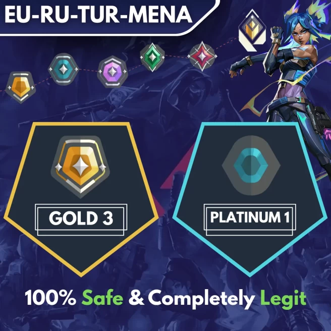 [EU-RU-TR-MENA] GOLD 3 → PLATINUM 1 ◈ Fast & Professional BOOSTING SERVICE ◈ High Radiant Employees ◈ 24/7 Live service