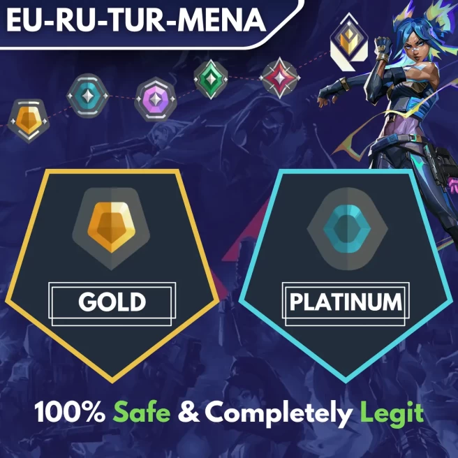 [EU-RU-TR-MENA] GOLD → PLATINUM ◈ Fast & Professional BOOSTING SERVICE ◈ The Price Is Per Division ◈ 24/7 Live service