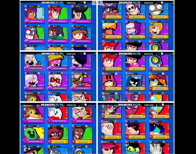 PAWLETTE RARE SKIN  38719 Trophy 79Brawler 42MaxPower Brawler  16 Hypercharged Brawler  Amazing Rare Skin  5796 Bling 148 Gems  Instant Delivery
