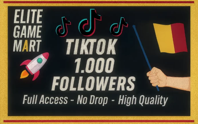 Belgium | Account | TikTok 1.000 Followers | Live Studio + live Phone | Full Mail Access |
