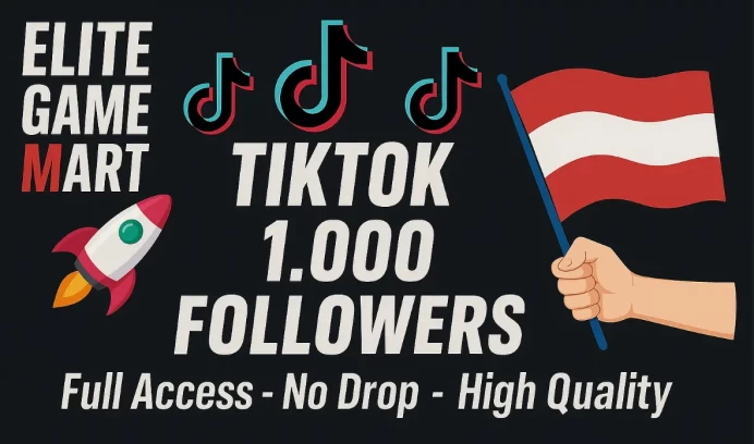 Austria | Account | TikTok 1.000 Followers | Live Studio + live Phone Need Activated | Full Mail Access |