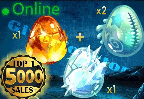 Draconiros >[ DOFUS : x2 Abyssal , x1 Des Glaces , x1 Pourpre ] + 5,000,000 Kamas