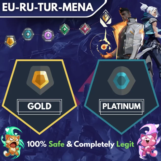 [EU-RU-TR-MENA] ◈ DUO ◈ GOLD → PLATINUM ◈ Fast & Professional Booster With You as a DUO ◈ The Price Is Per Division ◈ 24/7 Live Service